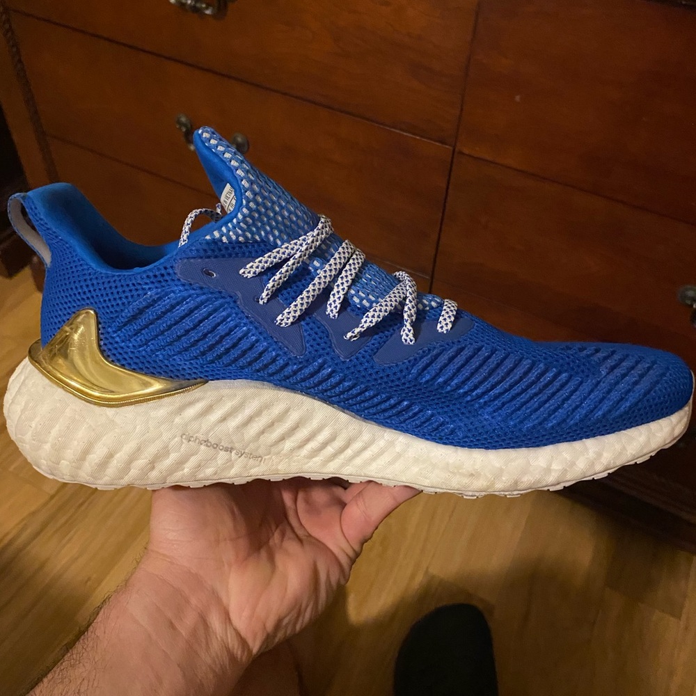 Adidas alphaboost glory blue size 12 men’s shoes